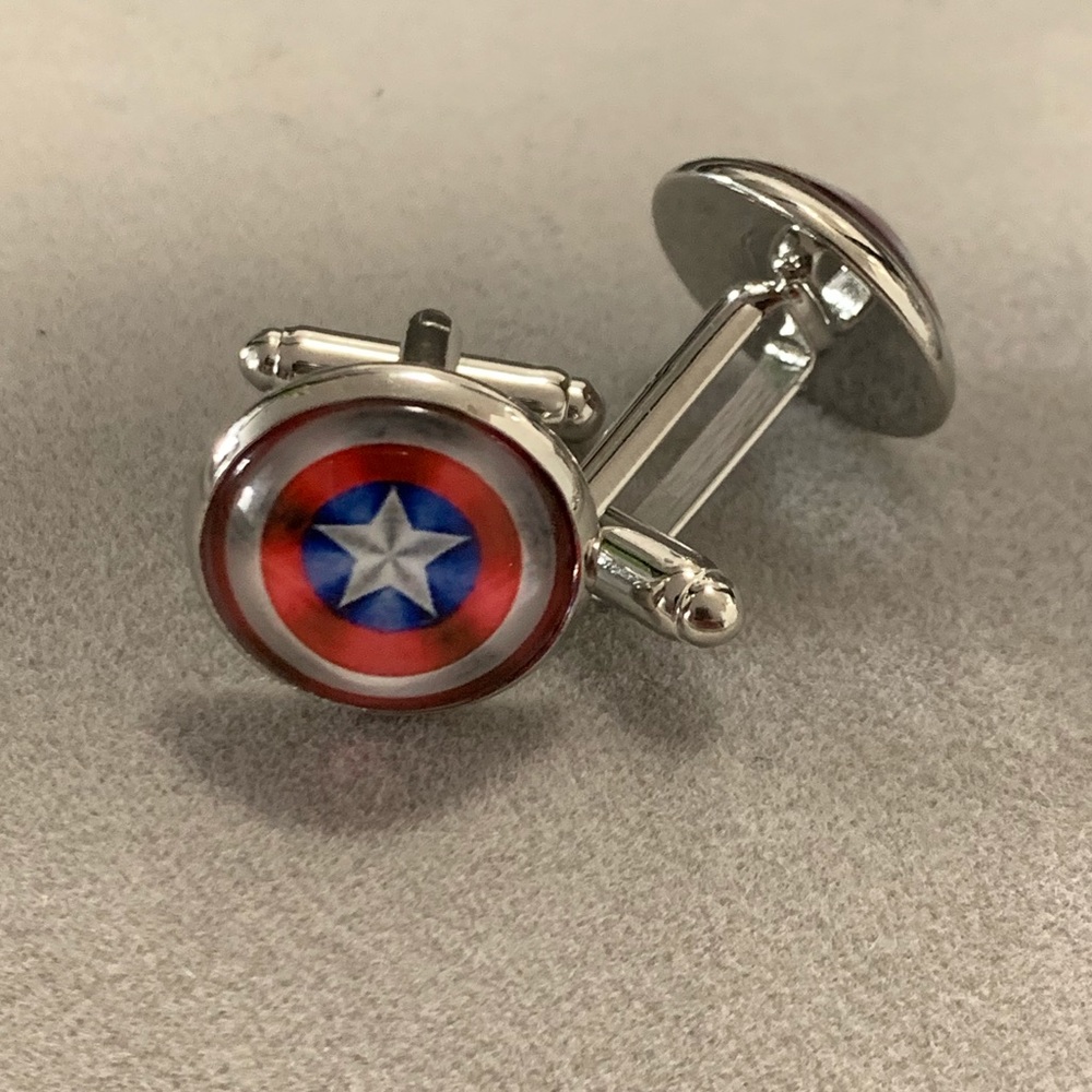 Captain America Cufflinks NWOT